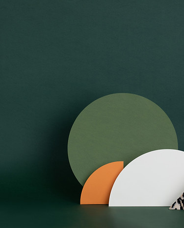 Dark Green Paper Structures