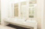 Commercial bathroom. on white color room