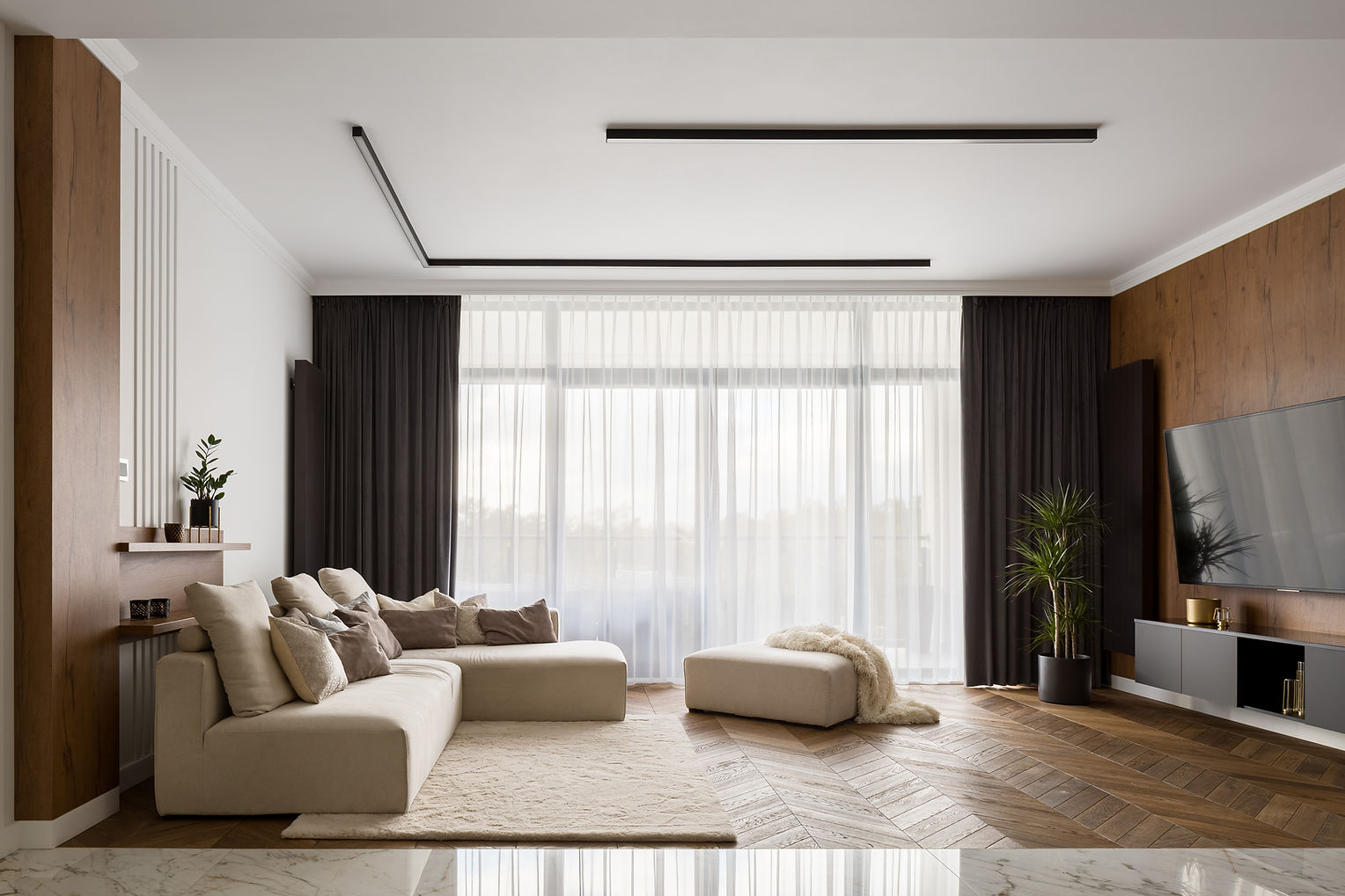 Sala de estar grande