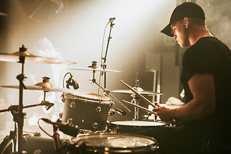 Drummer On Stage
