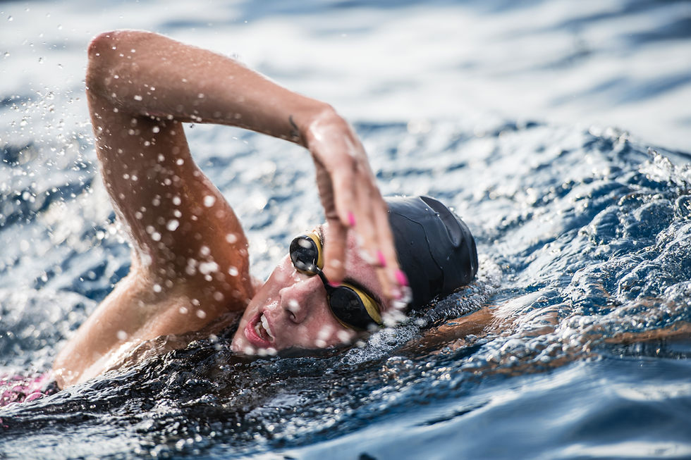 Swimmer in Action
