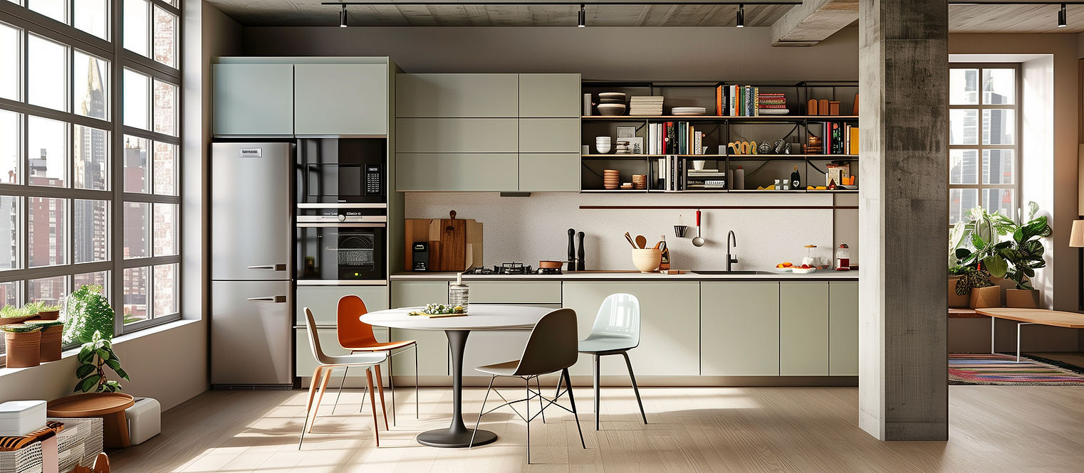 Contemporary Open Kitchen