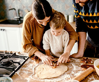 Family Baking Together