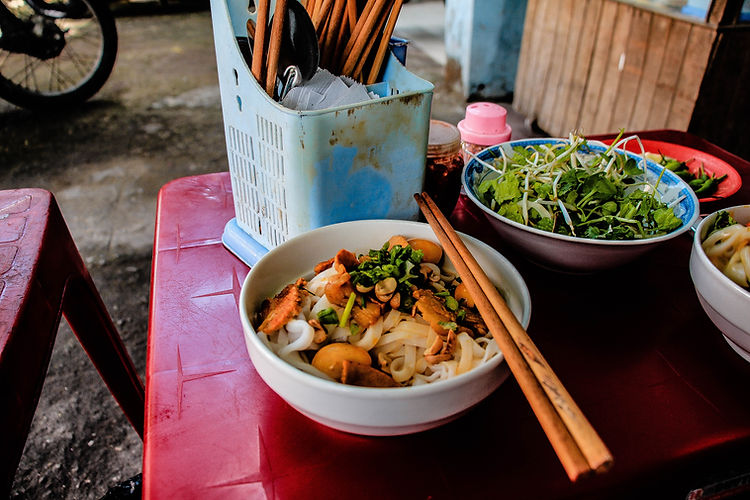 Vietnamese Cao Lau noodle soup
