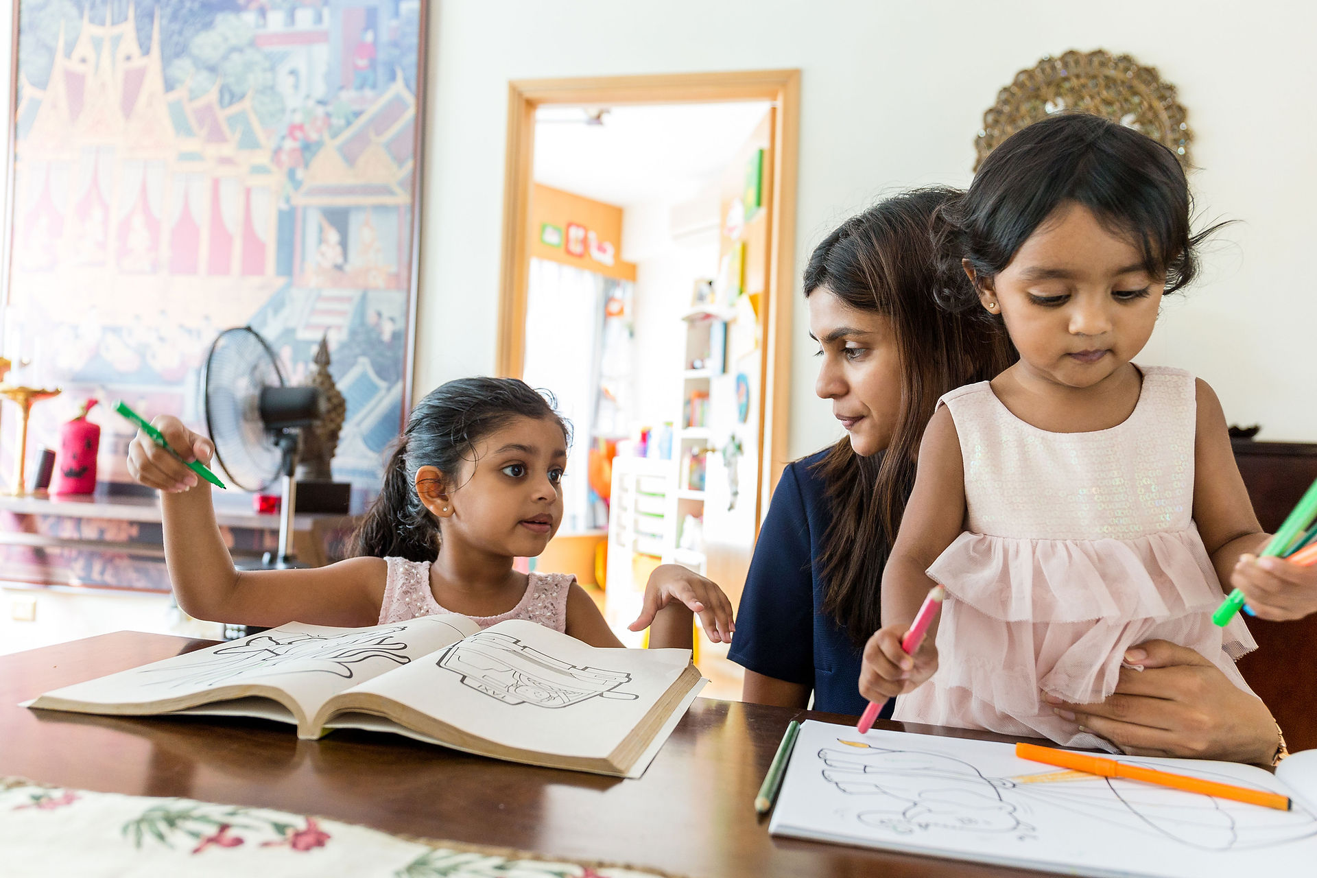 kinderen die worden opgevoed 