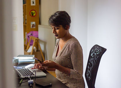 Businesswoman at Home