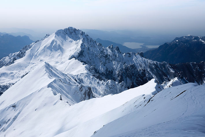Snowy Mountain Landscape