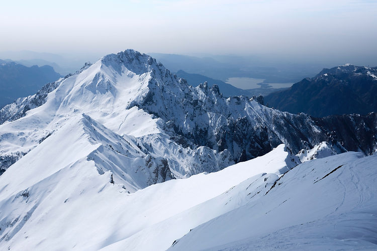 Snowy Mountain Landscape