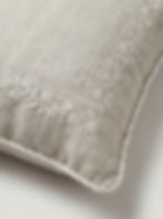 Embroidered Linen Cushion