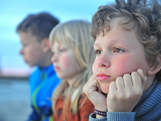 Sad children