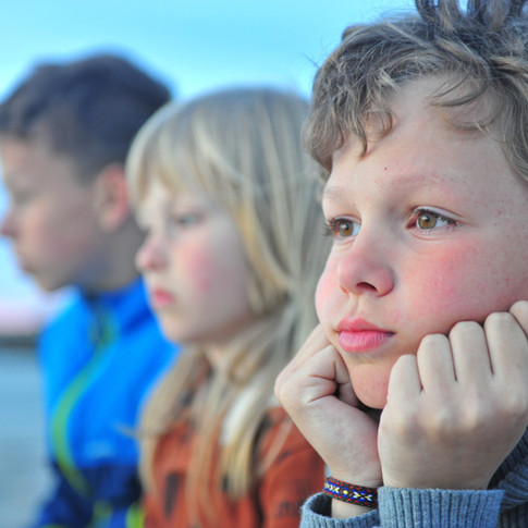 Sad children