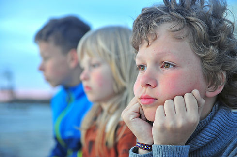 Sad children