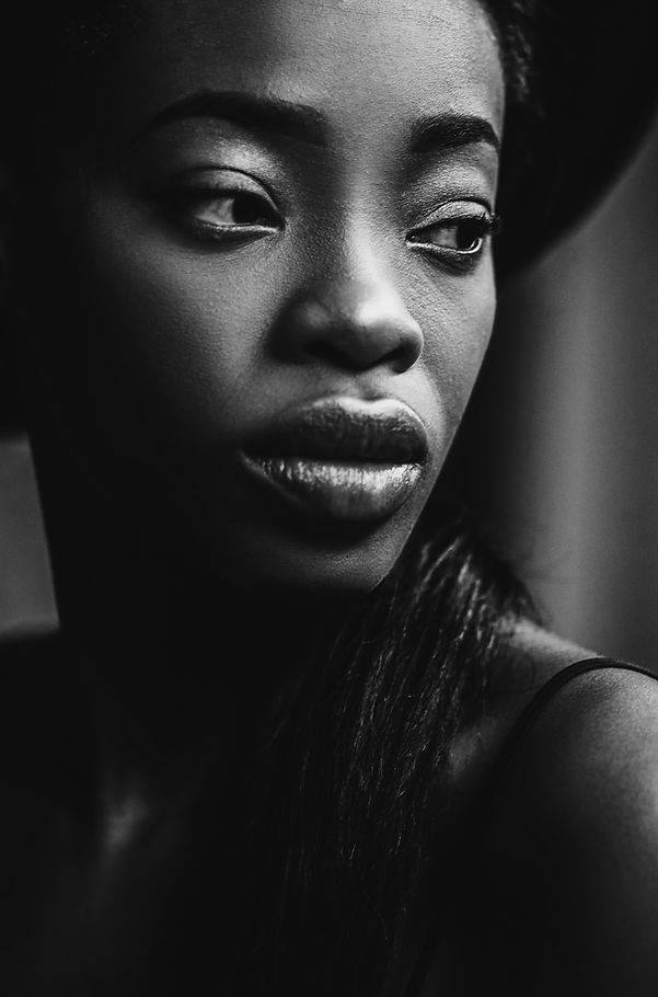 Black And White Portrait