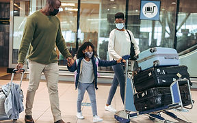 Senior Couple in Airport