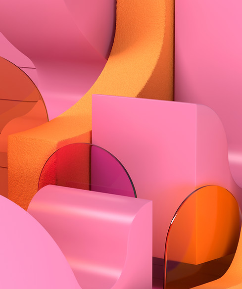 抽象多彩的形狀