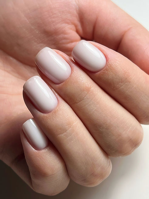 Manicured Nails Closeup