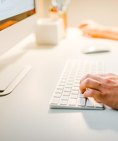 Working on the computer