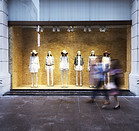 Vitrine de loja de moda