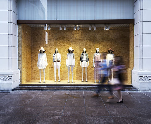 Fashion Store Window Display