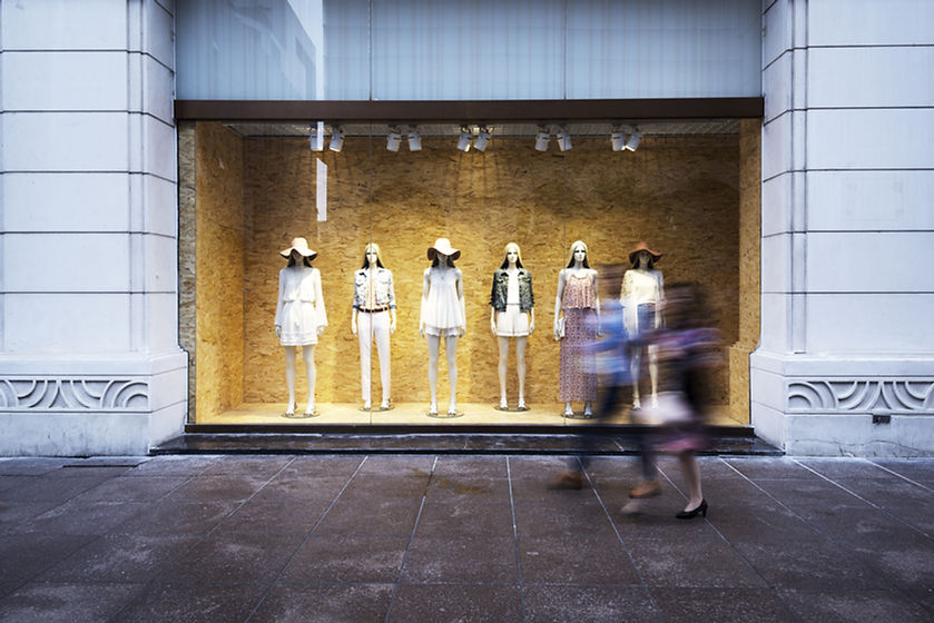 Fashion Store Window Display