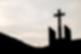 Silhouette of Cross Against Sky
