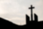 Silhouette of Cross Against Sky