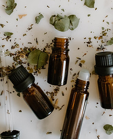 Essential oil bottles
