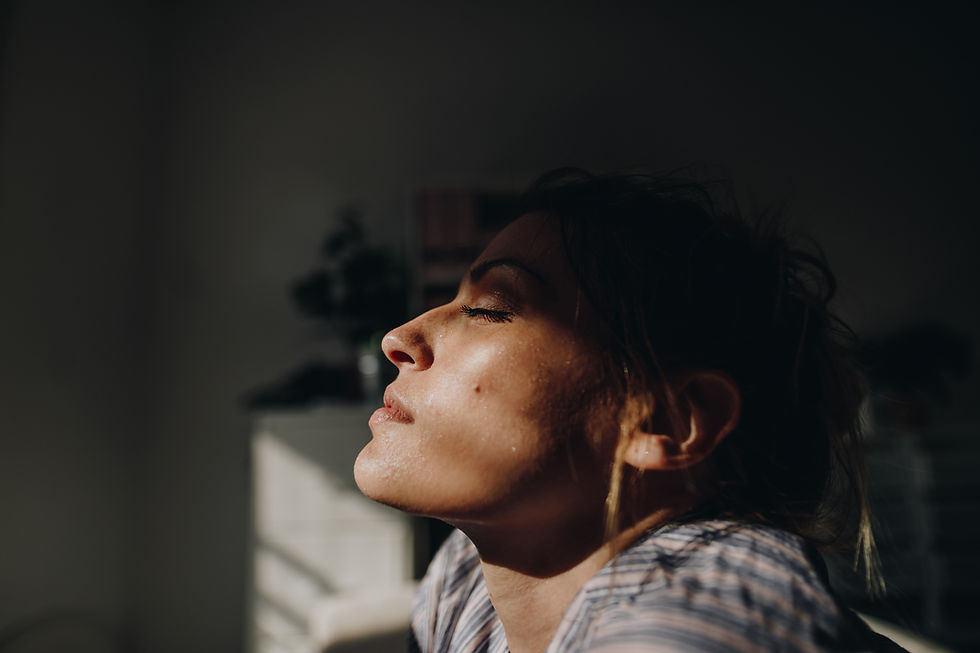Sunlit Woman Portrait