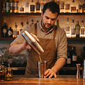 Bartender Mixing Cocktail