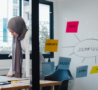 woman at office