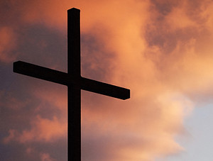 Silhouette Of Cross