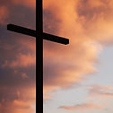 Silhouette Of Cross