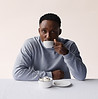 Man Drinking Coffee