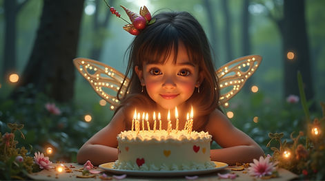 Fairy Girl Birthday Cake
