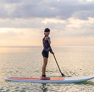 Paddling in the Ocean
