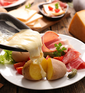 Plat à raclette traditionnel
