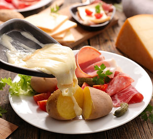 Plat à raclette traditionnel