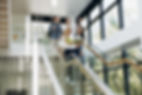 Students Walking Down Stairs
