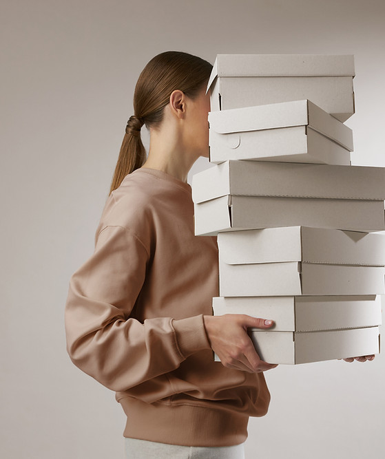 Carrying Shoe Boxes