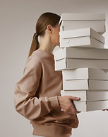 Carrying Shoe Boxes