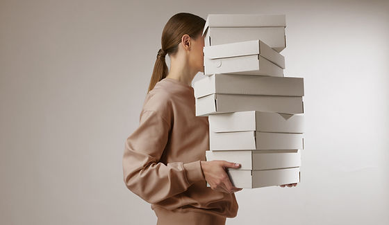 Carrying Shoe Boxes