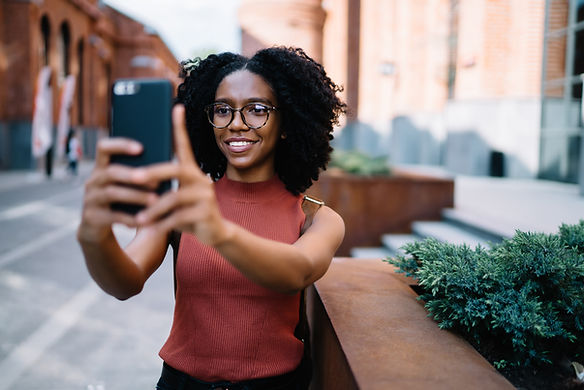 Woman Taking a Selfie