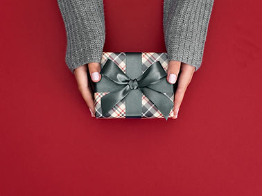 Holding Gift Box