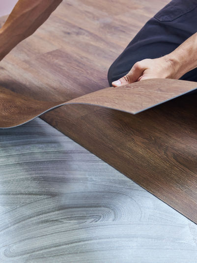 Vinyl Plank Floor Installation in Ottawa, Ontario.