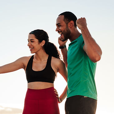 Couple in Sportswear