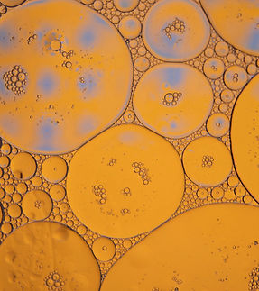 Texture de bulles orange
