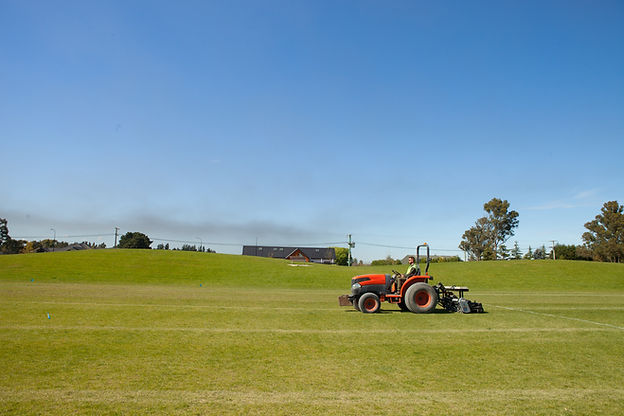 Tractor in Field