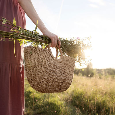 Basket and Wild Flowers
