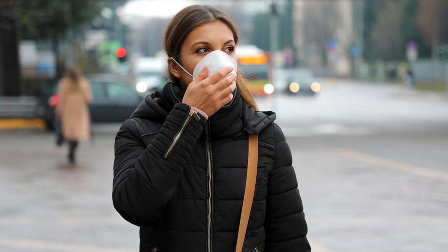 Woman with Mask