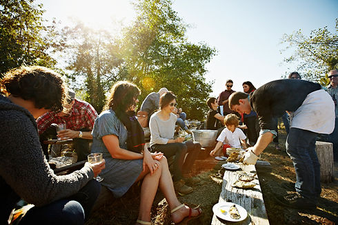 Outdoor Group Gathering